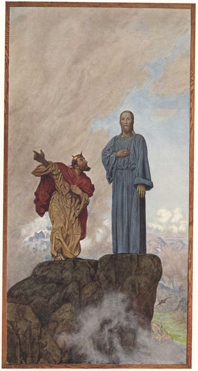 Tentazione di Cristo da Hans Thoma