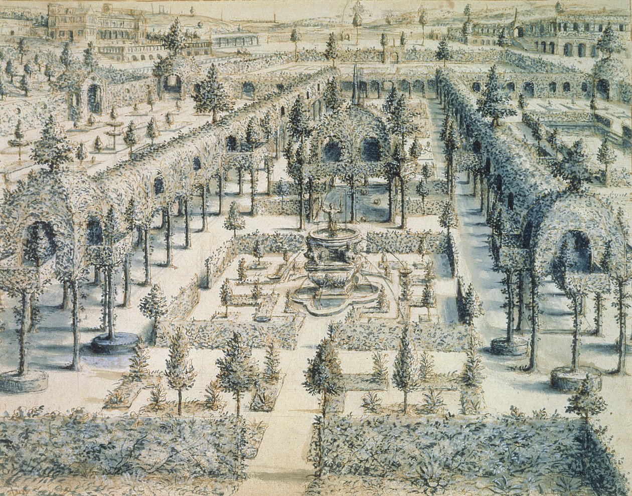 Progetto per un giardino ornamentale, 1576 da Hans or Jan Vredeman de Vries