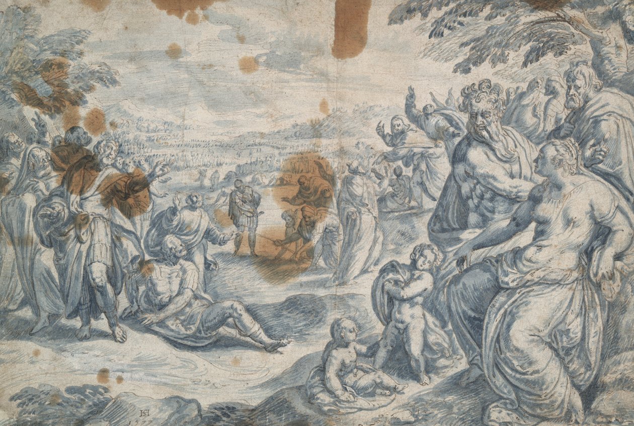 Un soggetto storico da Hans (Jan) Snellinck I