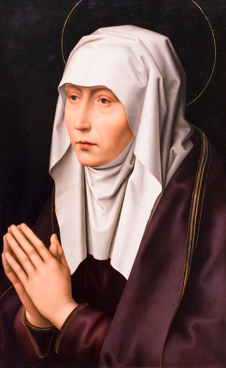 Nostra Signora dei dolori da Hans (after) Memling