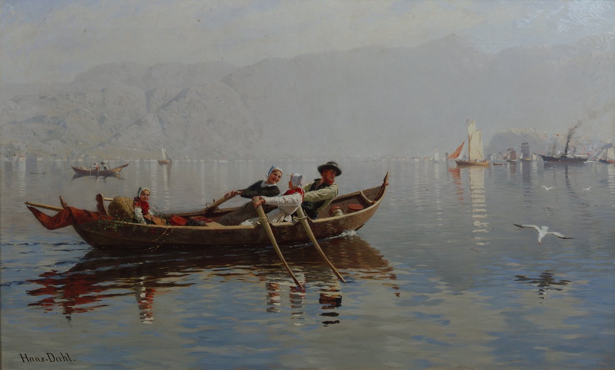 Porto di Bergen da Hans Andreas Dahl