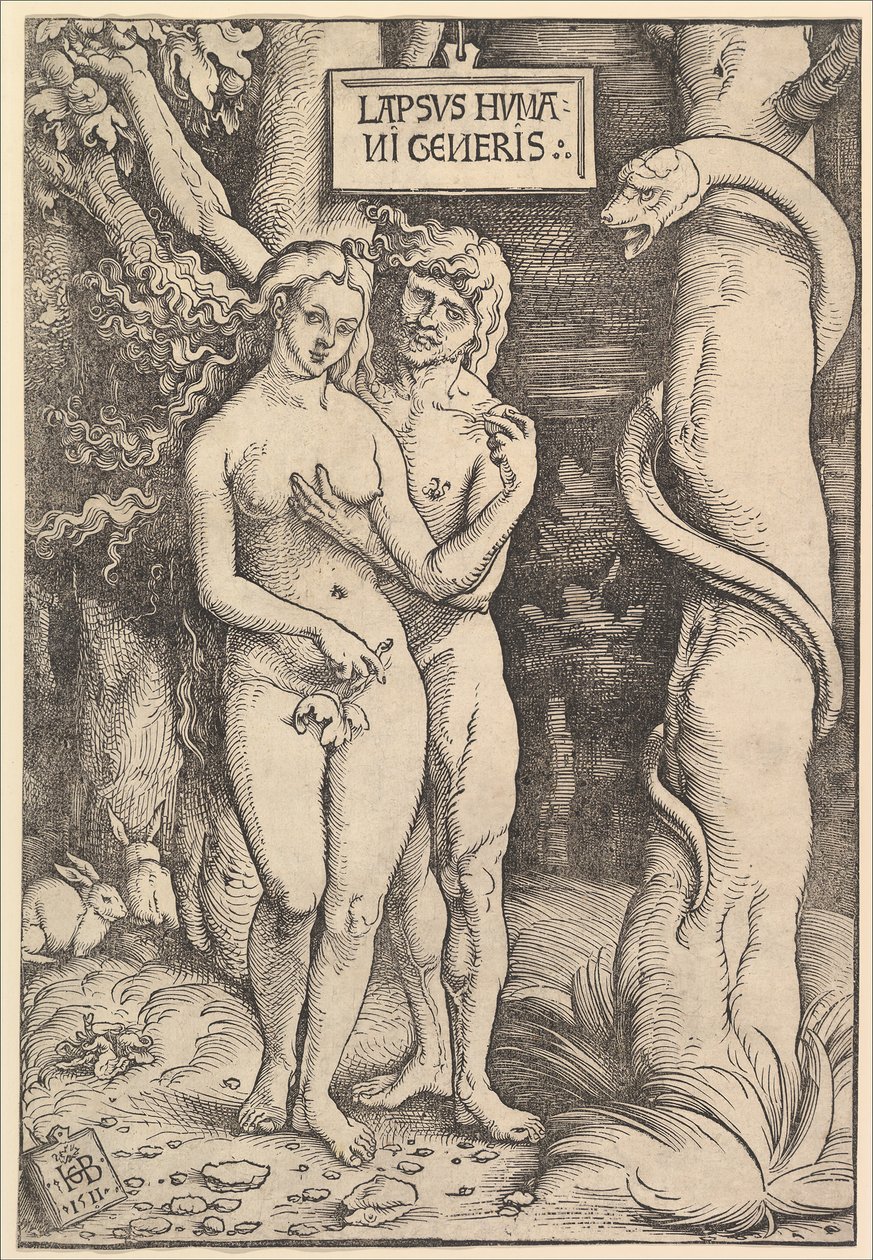 Adamo ed Eva da Hans Baldung
