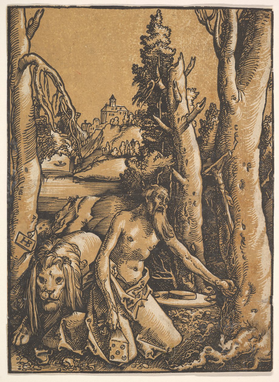 San Girolamo nel deserto da Hans Baldung