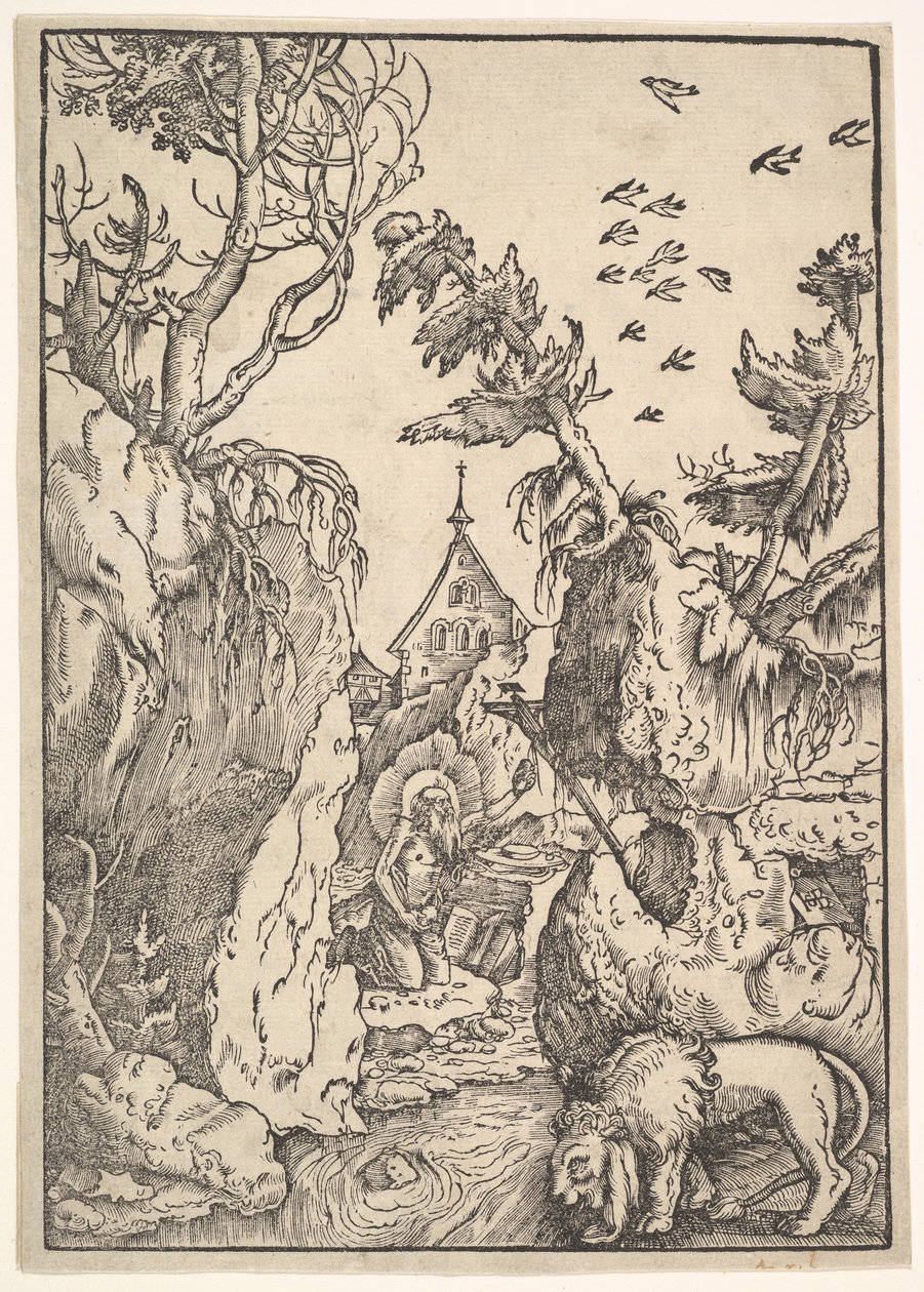 San Girolamo nel deserto da Hans Baldung