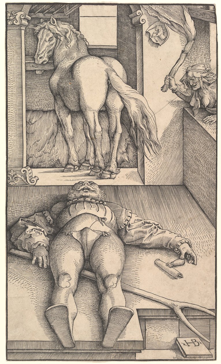Il cavaliere stregato, ca. 1544 da Hans Baldung