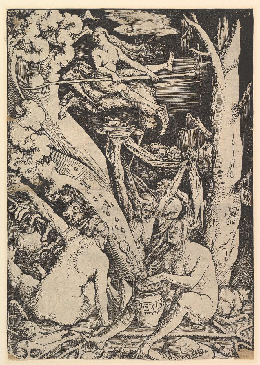 Le streghe, 1510 da Hans Baldung