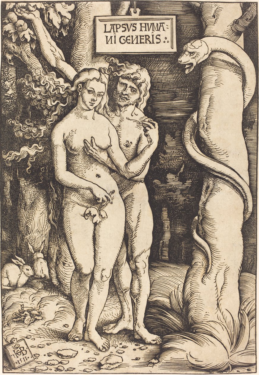 Adamo ed Eva, 1511 da Hans Baldung Grien