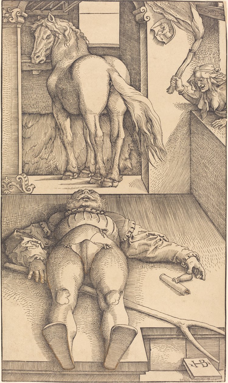 Il Cavaliere Stregato da Hans Baldung Grien