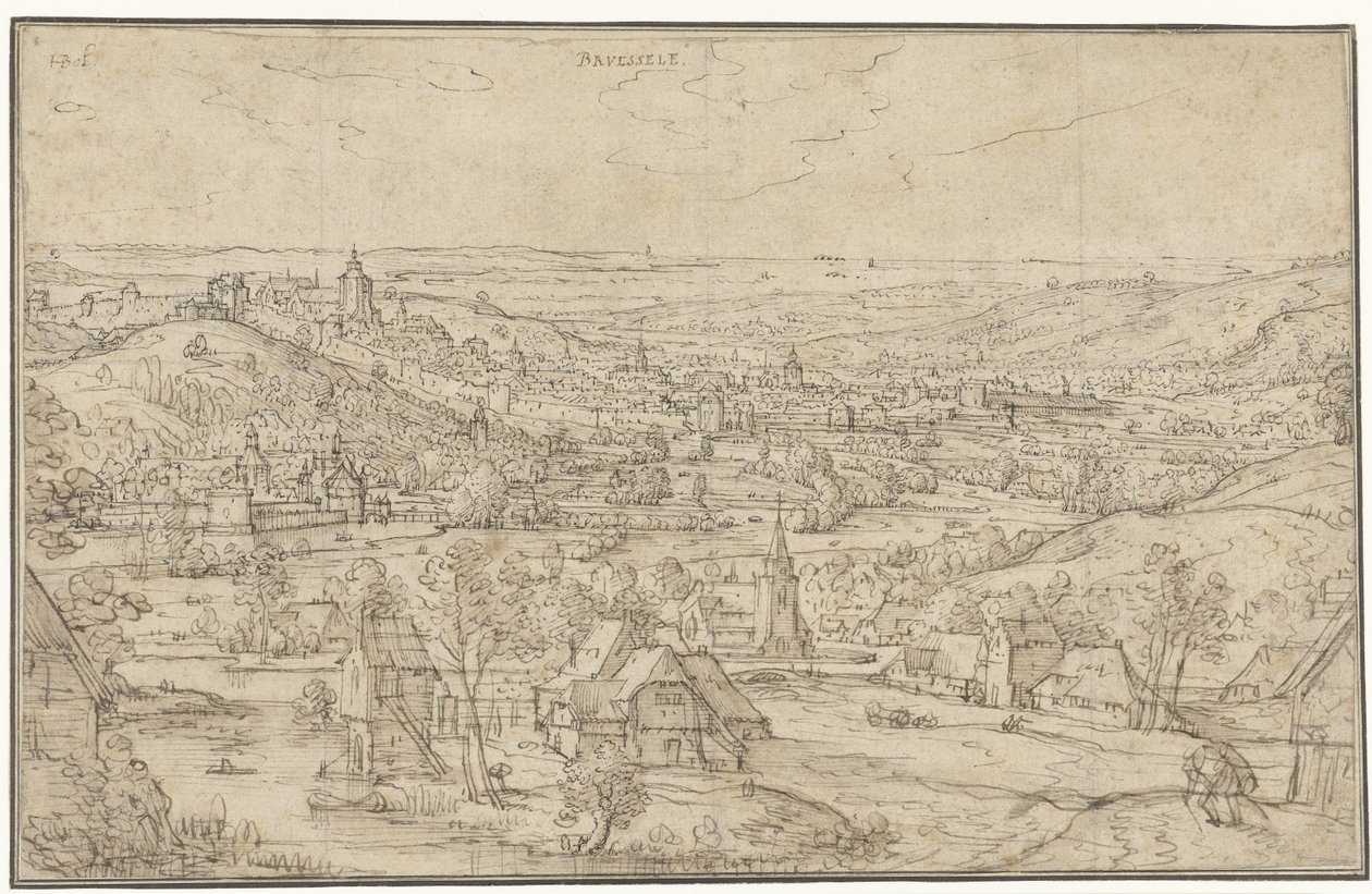 Veduta di Bruxelles da Hans Bol