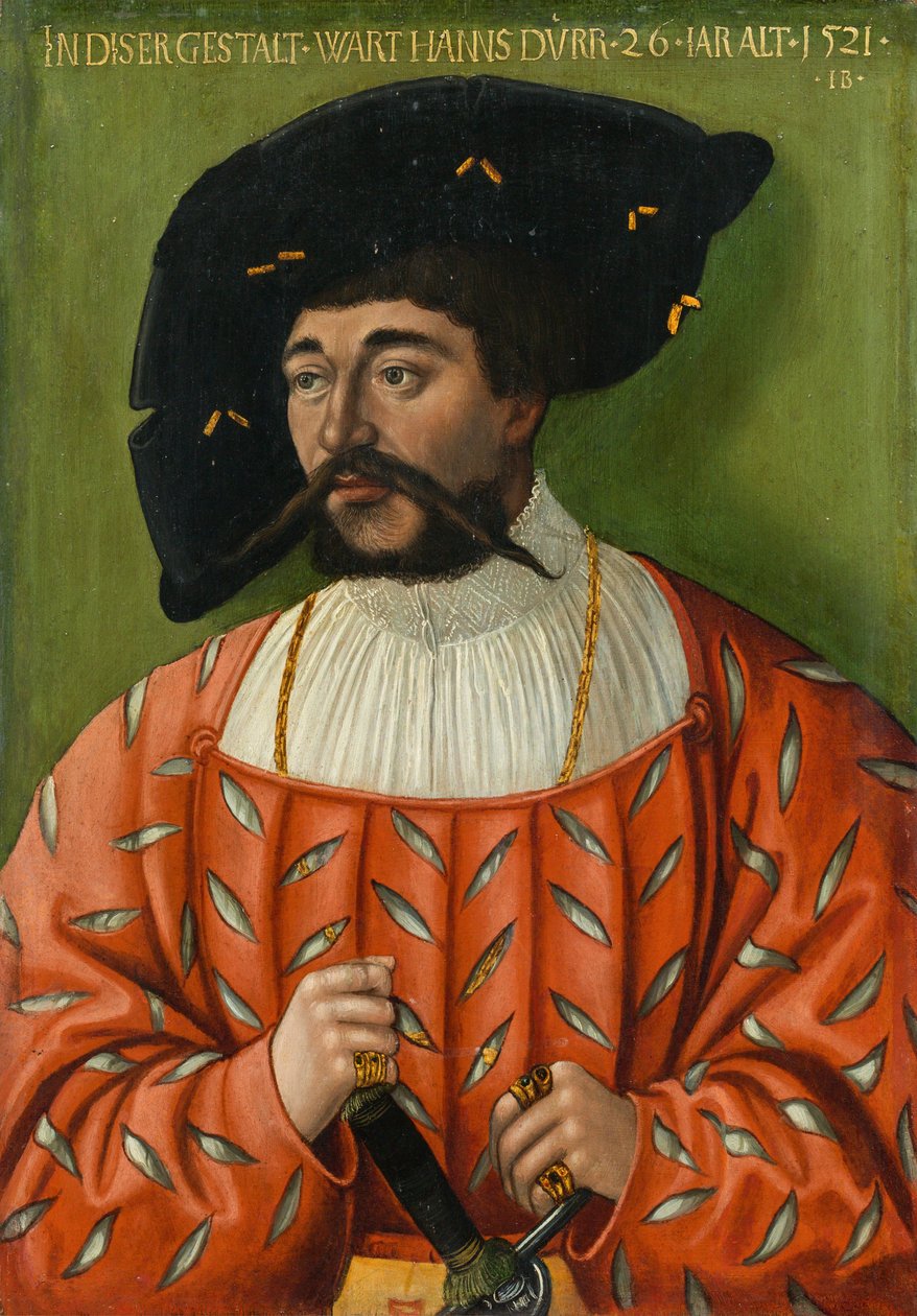 Ritratto di Hans Dürr da Hans Brosamer