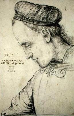 Autoritratto, c.1517 da Hans Burgkmair