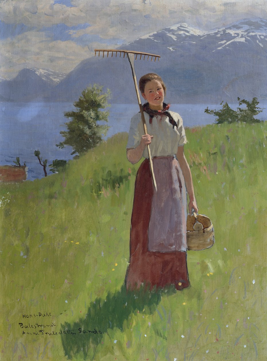 Anne Trulsdatter Sande, Balestrand da Hans Dahl