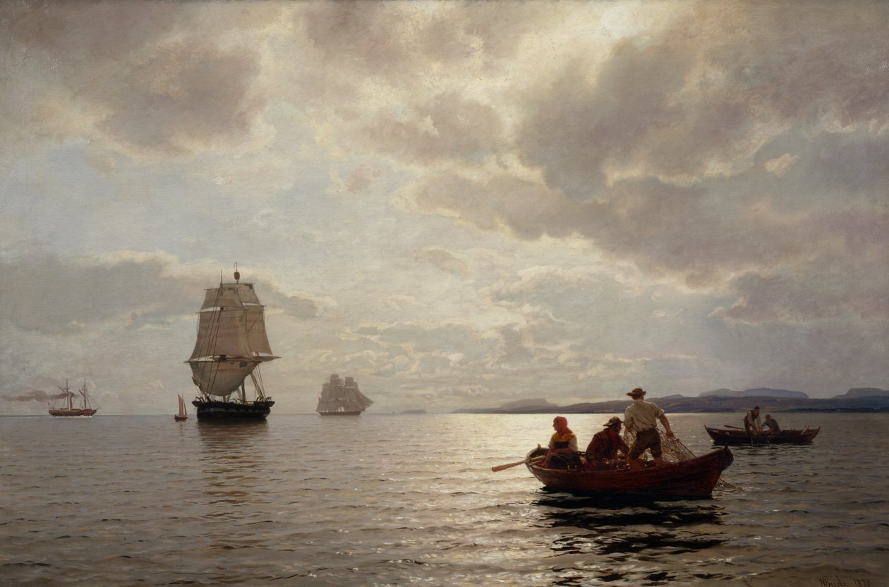 Dal fiordo di Oslo da Hans Gude