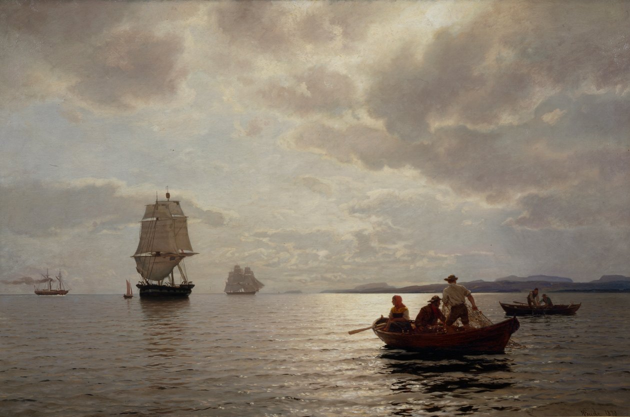 Dal fiordo di Oslo da Hans Gude