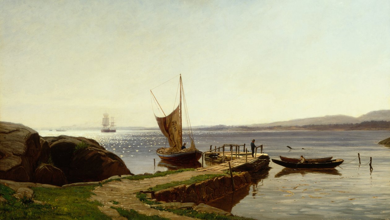 Molo di Hvaler da Hans Gude