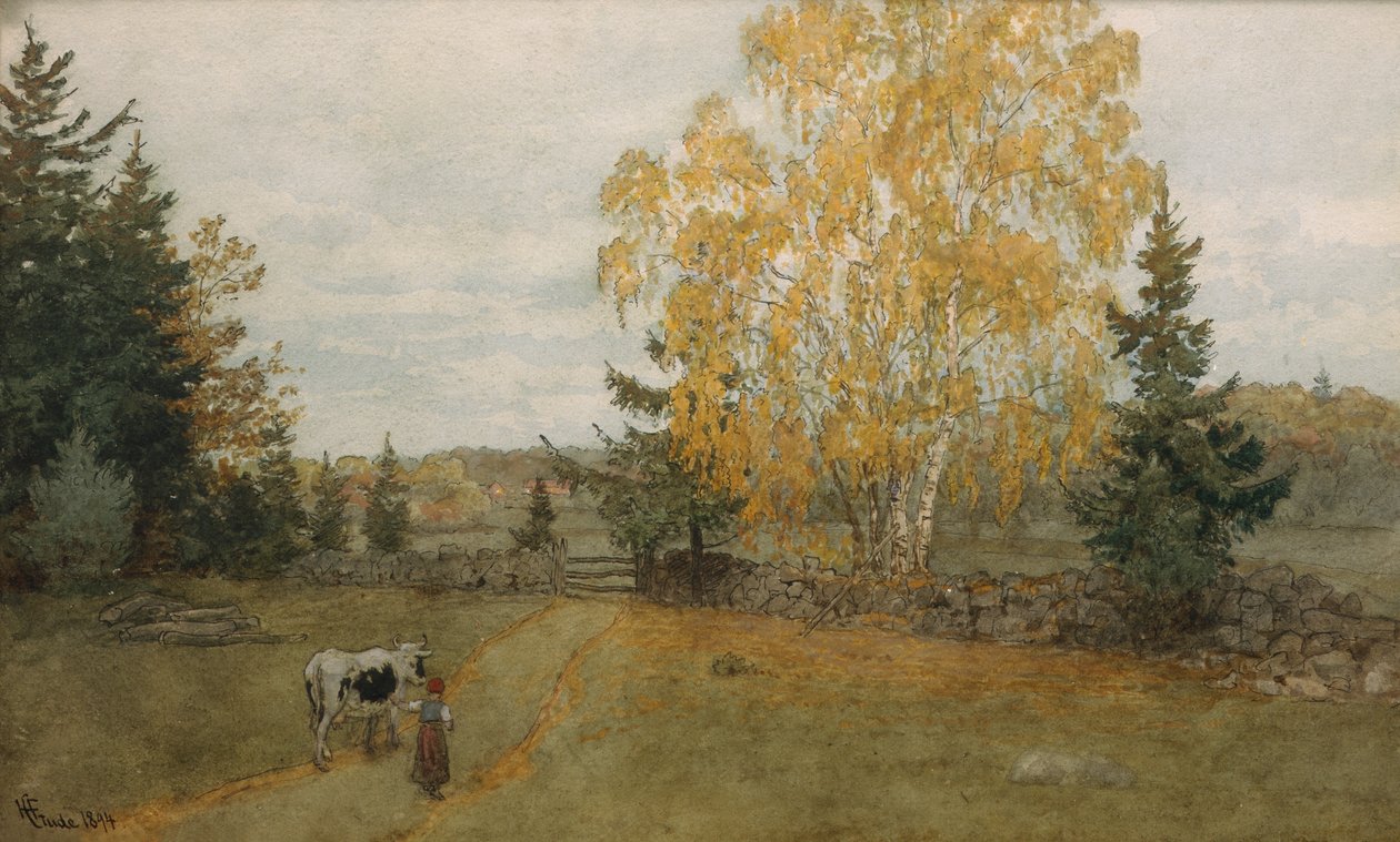 Sunset da Hans Gude