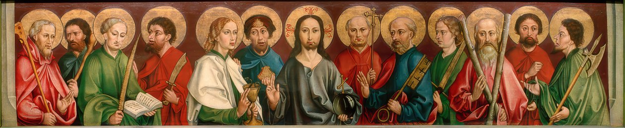 Cristo e i dodici apostoli da Hans Haider