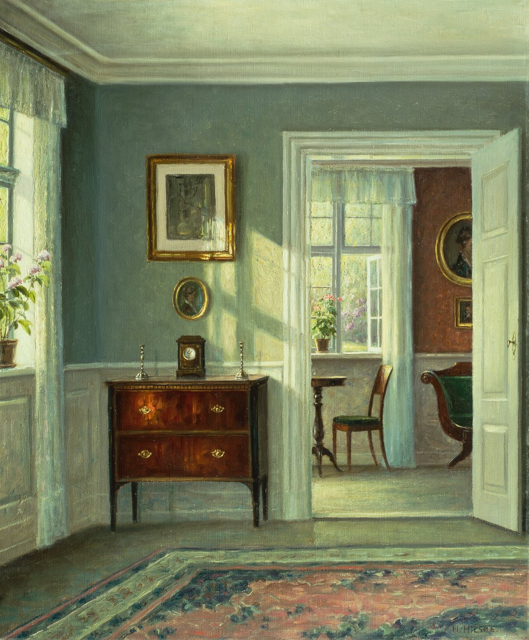 Un interno da Hans Hilsoe