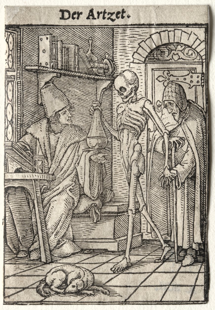 Danza della morte: Il dottore da Hans Holbein