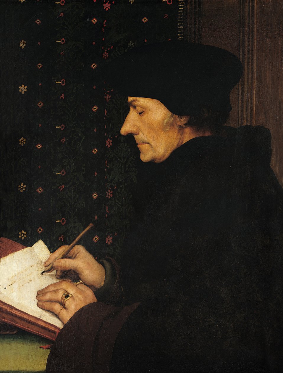 Ritratto di Desiderius Erasmus da Hans Holbein der Jüngere