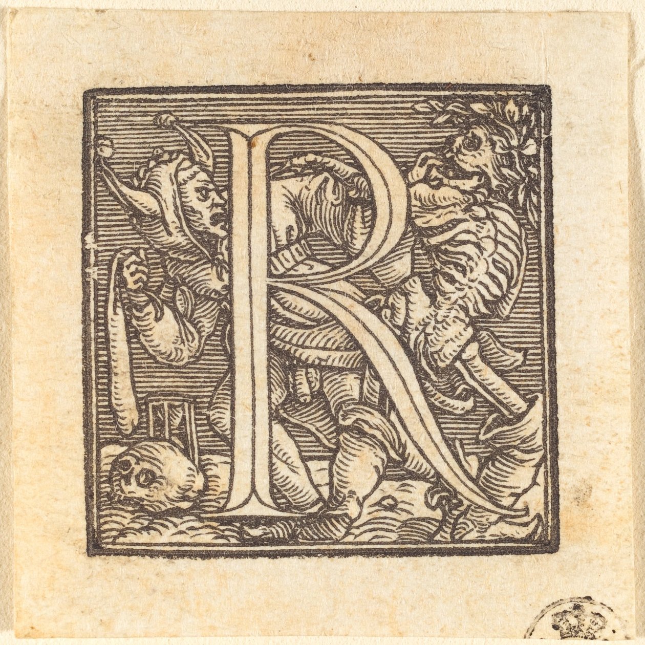 Lettera R da Hans Holbein der Jüngere