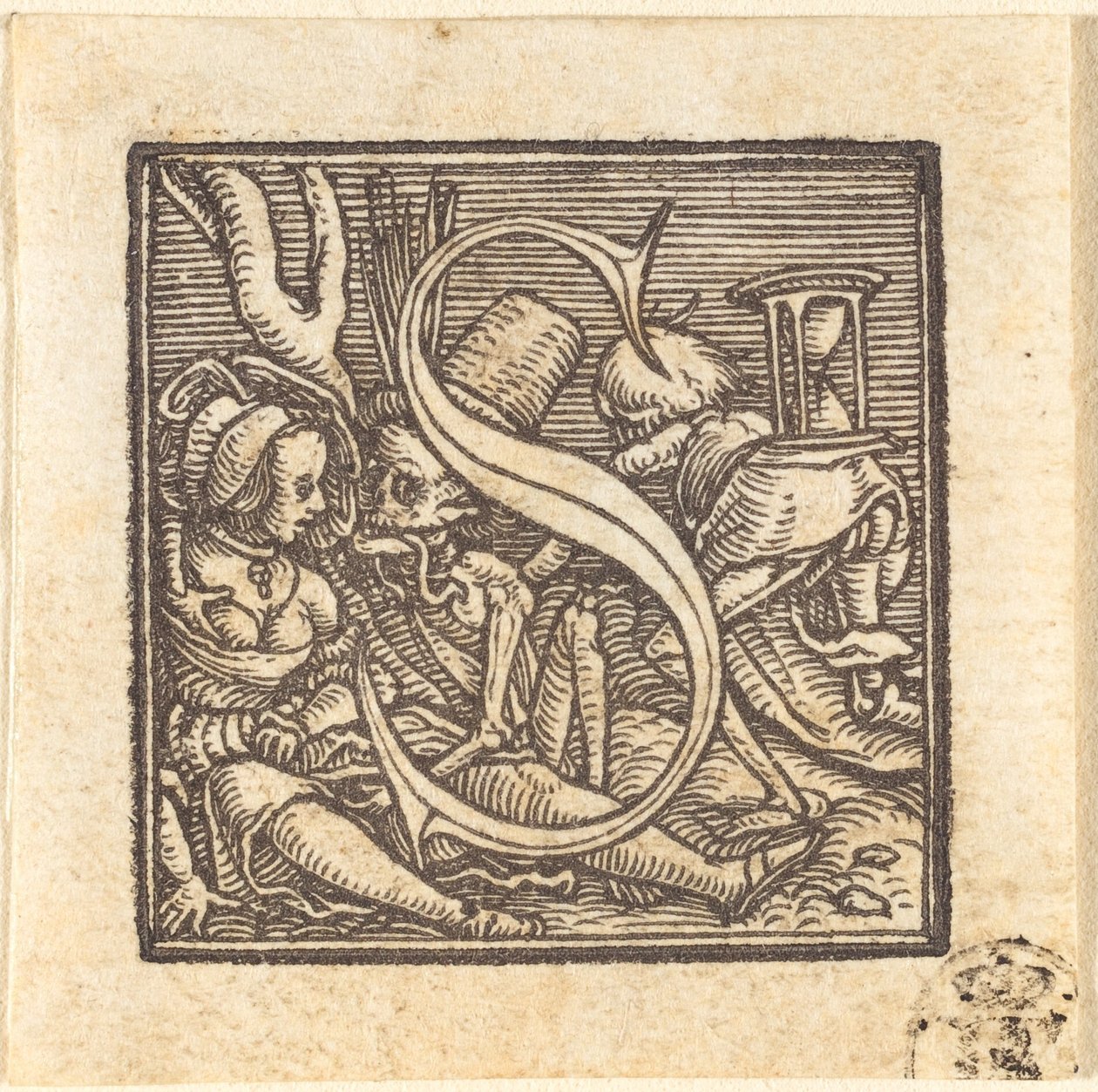Lettera S da Hans Holbein der Jüngere