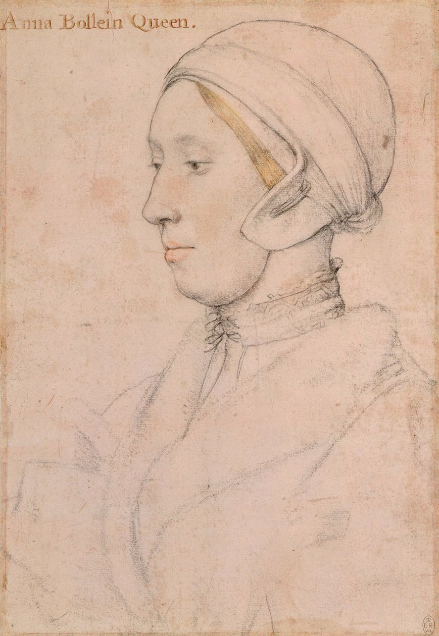 Sconosciuta Lady Anne Boleyn, 1536 da Hans Holbein der Jüngere