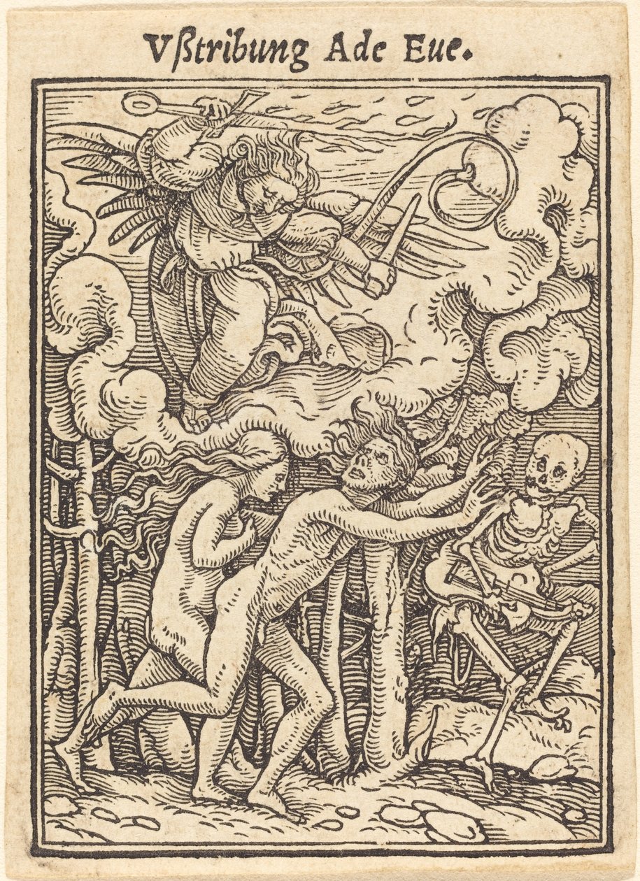 Espulsione di Adamo ed Eva da Hans Holbein der Jüngere