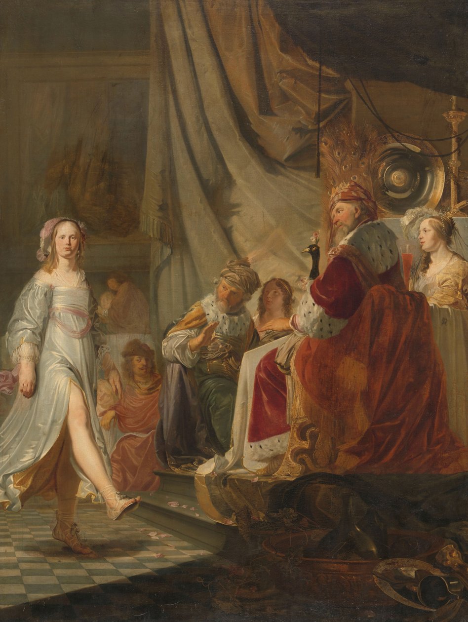 Salomè danza per Erode, c.1650 da Hans Horions