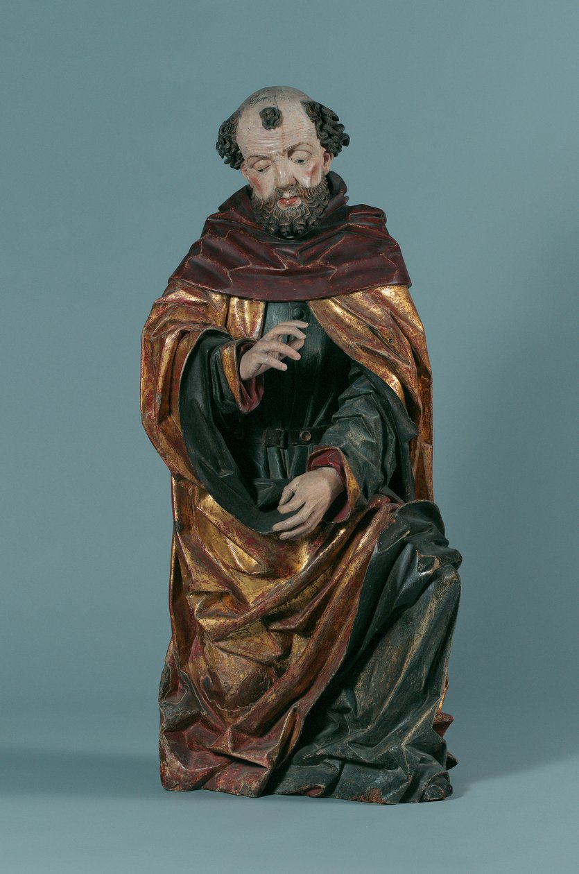 Giuseppe in un gruppo di adorazione (Natività) da Hans Klocker