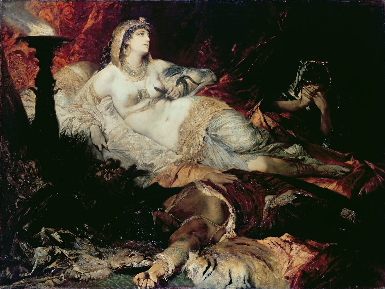 Morte di Cleopatra da Hans Makart