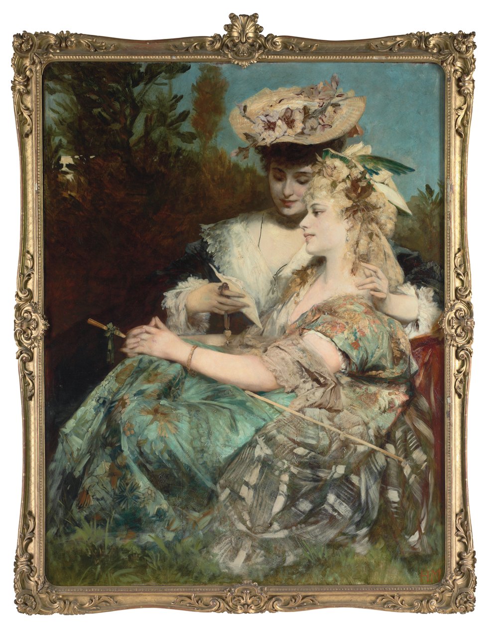 Der Liebesbrief, 1875 da Hans Makart