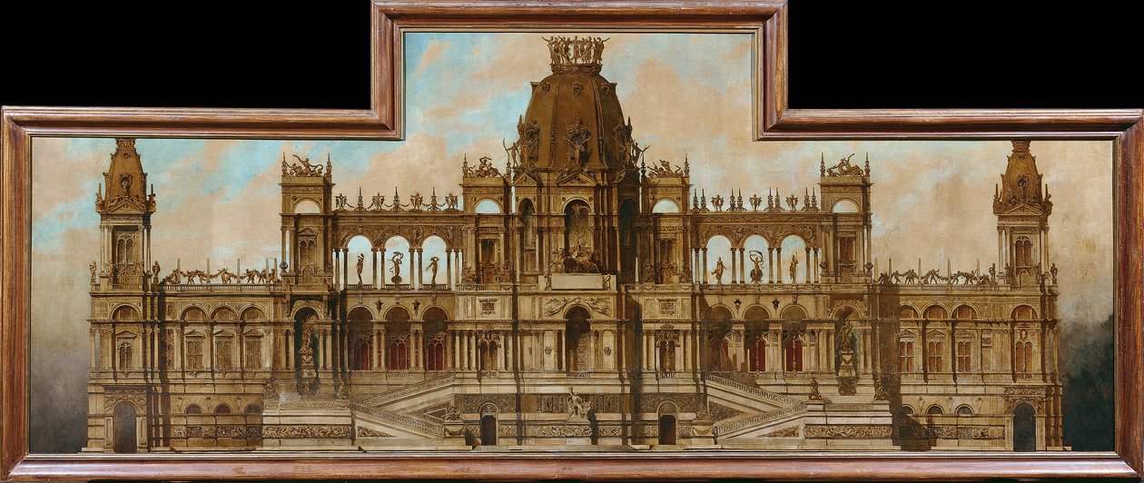Progetto per un palazzo: Facciata da Hans Makart