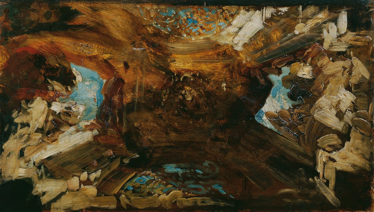 Bozzetto per il soffitto "I quattro continenti" da Hans Makart