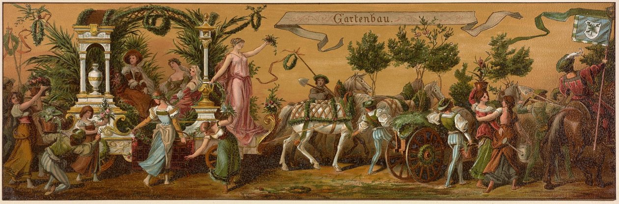 Processione di Hans Makart della città di Vienna da Hans Makart