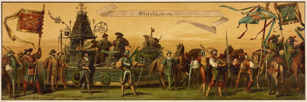 Processione di Hans Makart della città di Vienna da Hans Makart