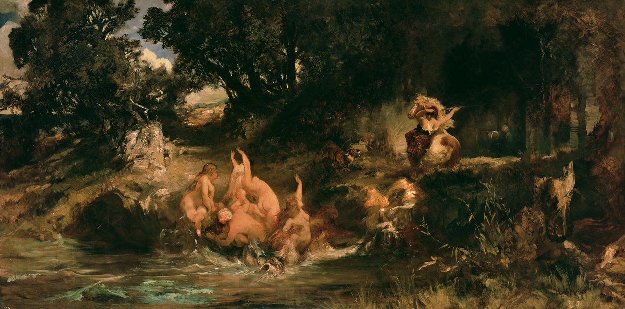 Le Sirene e la Tigre, 1872-73 da Hans Makart
