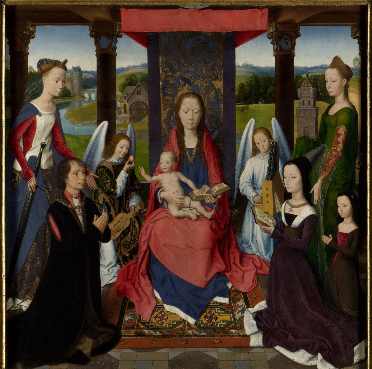 Il trittico di Donne da Hans Memling