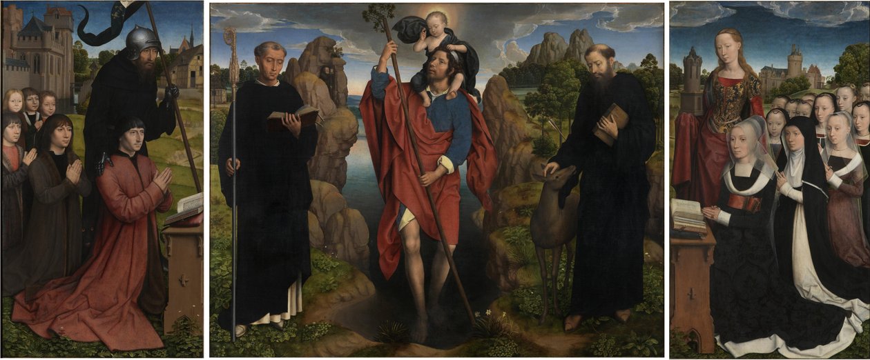Trittico di Willem Moreel, 1484 da Hans Memling