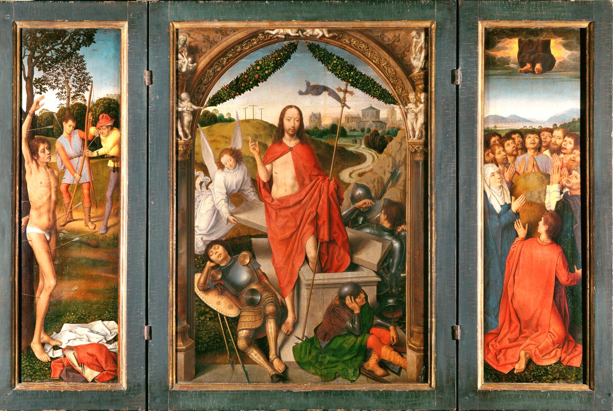 Trittico della Resurrezione ... da Hans Memling