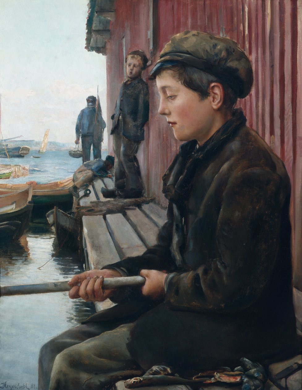 Ragazzo pescatore da Hans Olaf Heyerdahl