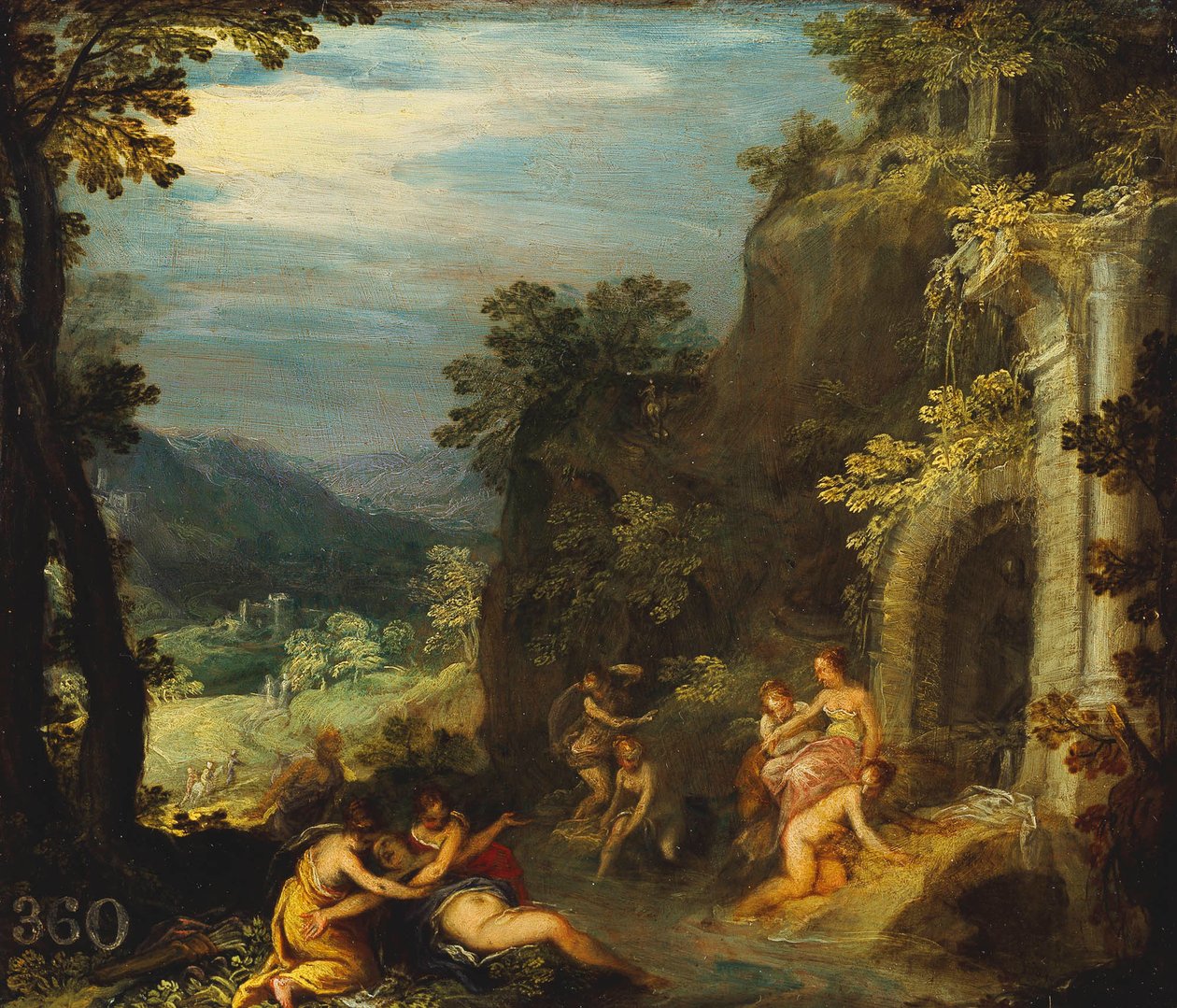 Diana e Callisto da Hans Rottenhammer