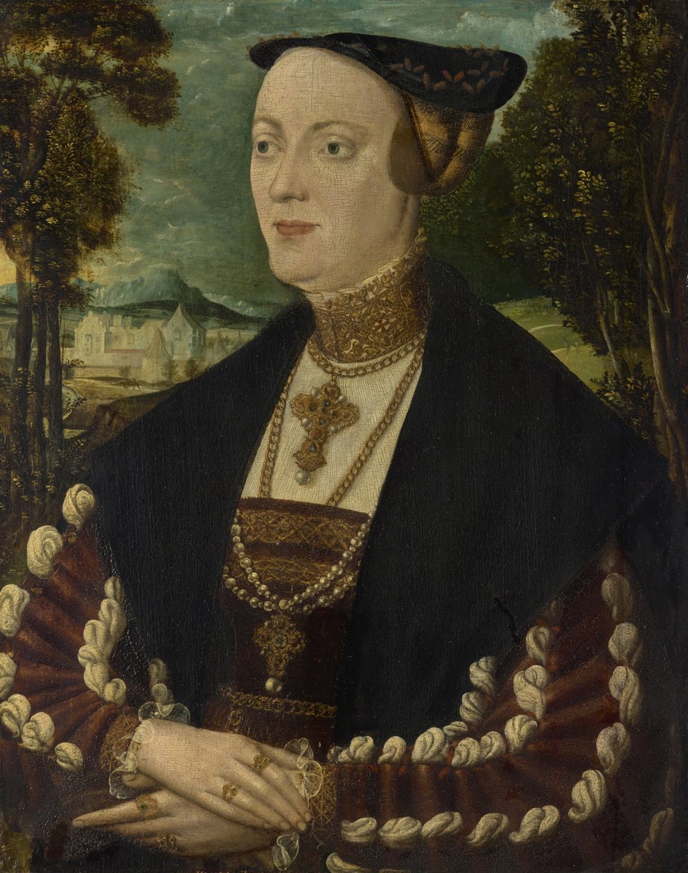 Ritratto di una dama nobile da Hans Schöpfer der Ältere