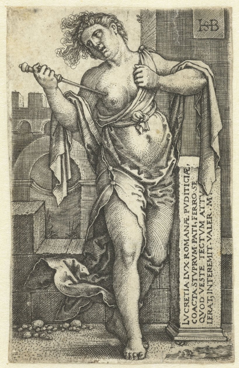 Morte di Lucrezia da Hans Sebald Beham