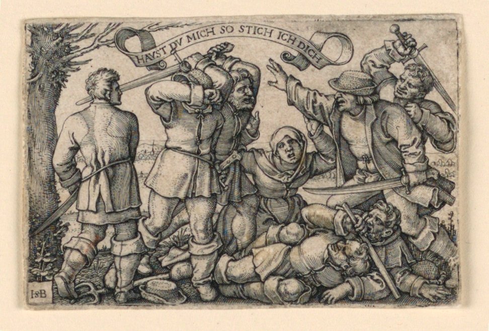 La rissa dei contadini da Hans Sebald Beham