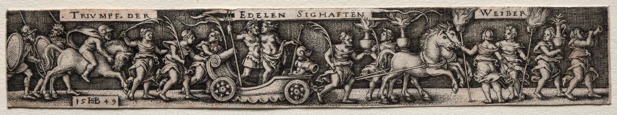 Il trionfo delle donne da Hans Sebald Beham