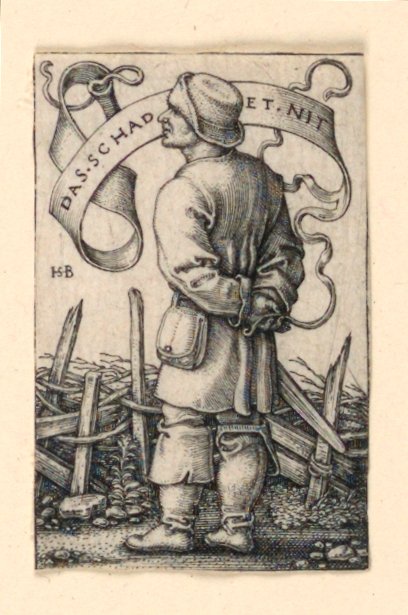 Il contadino del tempo: "Das Schadet Nit" da Hans Sebald Beham