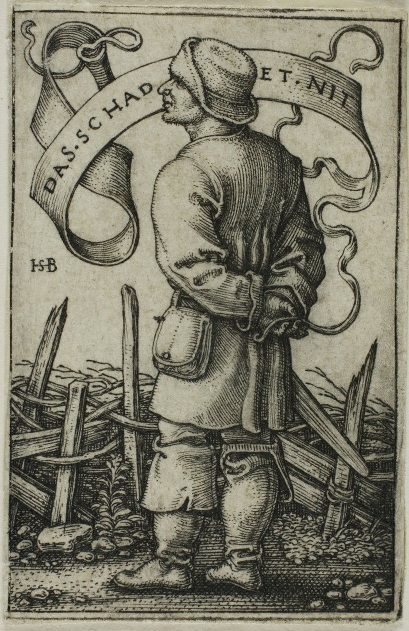 Il contadino del tempo "Das Schadet Nit" da Hans Sebald Beham