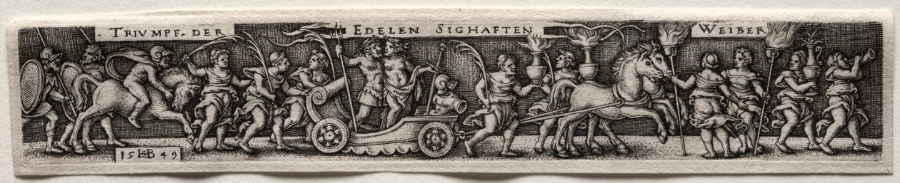 Il trionfo delle donne da Hans Sebald Beham