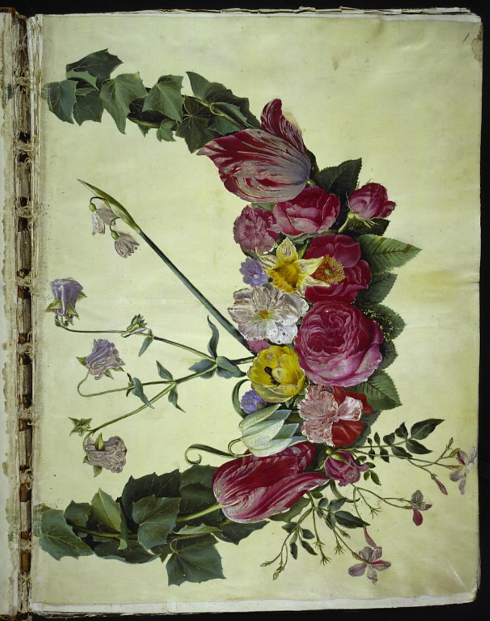 Ghirlanda di fiori da Hans Simon Holtzbecker